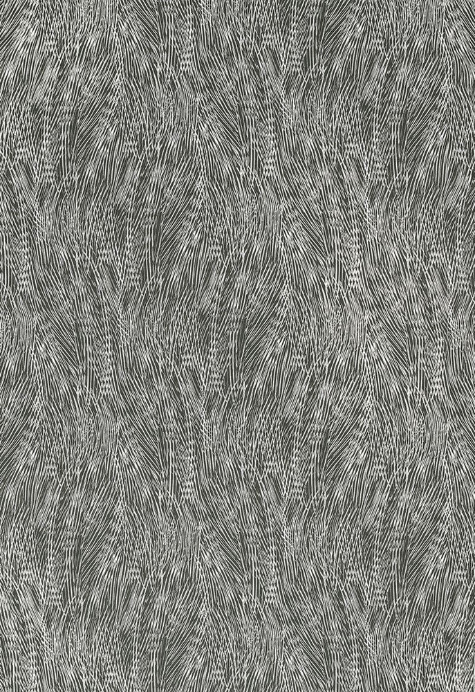 Grand Cascade Charcoal 175352 by Schumacher Fabric Au-Naturel 100% Linen - Horizontal: 17.5 and Vertical: 44.5 52.5 - Fabric Carolina -