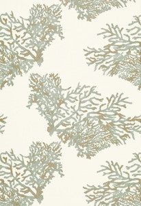 Great Barrier Reef Moonstone 175362 by Schumacher Fabric