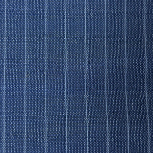 Sunbeam Stripe Performance Sheer Atlantic by RM CoCo Fabric