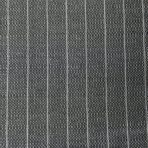 Sunbeam Stripe Performance Sheer Slate by RM CoCo Fabric