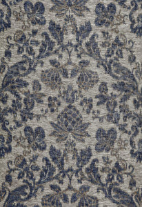 Shalimar Sheer Indigo 175410 by Schumacher Fabric
