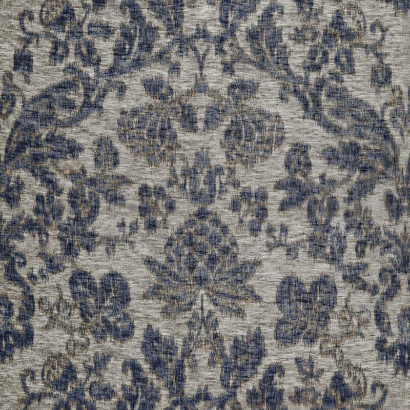 Shalimar Sheer Indigo 175410 by Schumacher Designer Fabric AU NATUREL 2 LINEN 100% ITALY </p><p>Repeat: Horizontal: 26" (66CM) and Vertical: 23" (58CM) 52 - Swanky Fabrics -