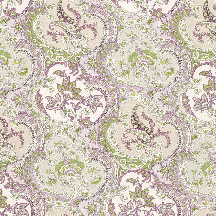 Pickfair Paisley Lilac 175551 by Schumacher Fabric TIMOTHY CORRIGAN LINEN 100% THAILAND </p><p>Repeat: Horizontal: 8 3/4" (22CM) and Vertical: 26 1/4" (67CM) 52.5 - Fabric Carolina -