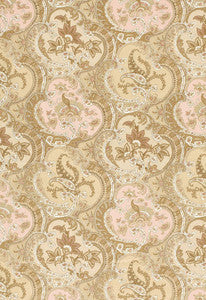 Pickfair Paisley Camel 175552 by Schumacher Fabric