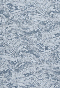 Romeo Lapis 175651 by Schumacher Fabric