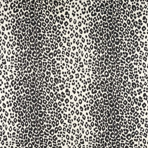 Iconic Leopard Graphite 175722 by Schumacher Fabric
