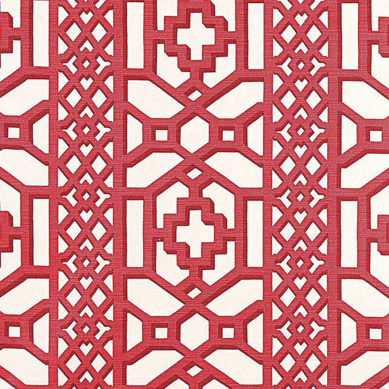 Zanzibar Trellis Chintz Lacquer 175732 by Schumacher Fabric 125TH ANNIVERSARY LINEN 55% COTTON 45% BELGIUM </p><p>Repeat: Horizontal: 13 1/2" (34CM) and Vertical: 12 1/2" (32CM) 54 - Fabric Carolina -