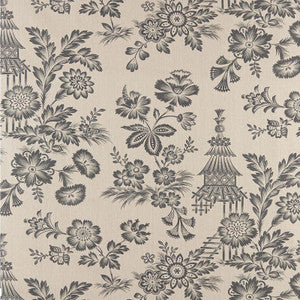 Song Garden Greige 175750 by Schumacher Fabric