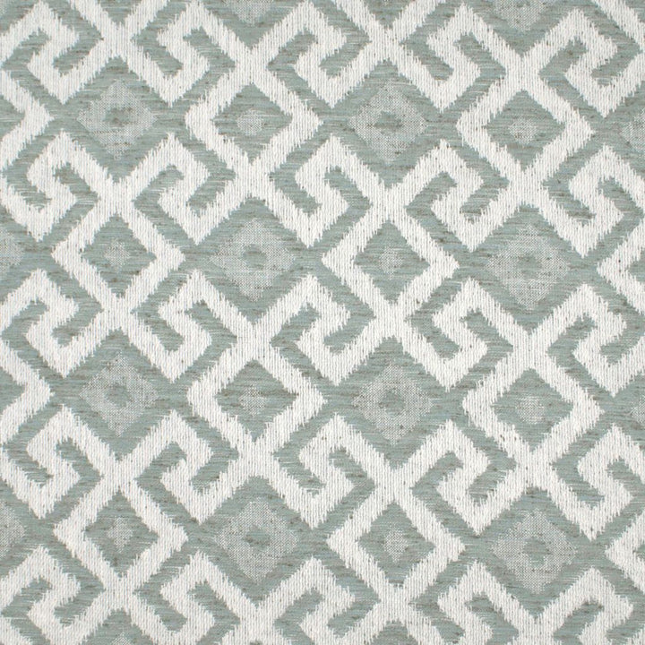 Anasazi Fret Spearmint by RM CoCo Fabric Artifacts Collection 86% Polyester 14% Cotton See Sample 40000 Horizontal: 6.85 and Vertical: 6.85 54 - Fabric Carolina -