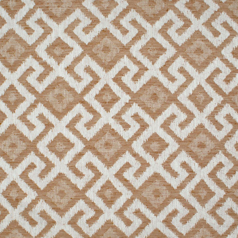 Anasazi Fret Spice Road by RM CoCo Fabric Artifacts Collection 86% Polyester 14% Cotton See Sample 40000 Horizontal: 6.85 and Vertical: 6.85 54 - Fabric Carolina -