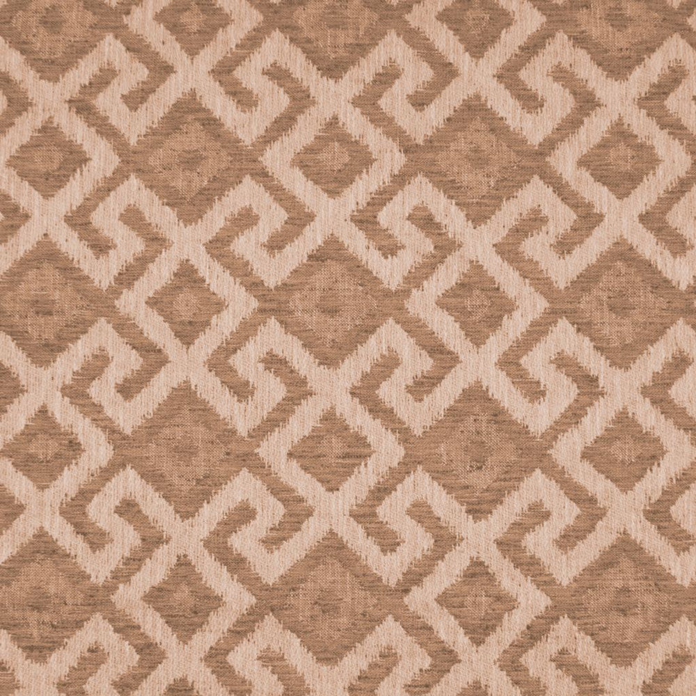 Anasazi Fret Burnished Gold by RM CoCo Fabric Artifacts Collection 86% Polyester 14% Cotton See Sample 40000 Horizontal: 6.85 and Vertical: 6.85 54 - Fabric Carolina -