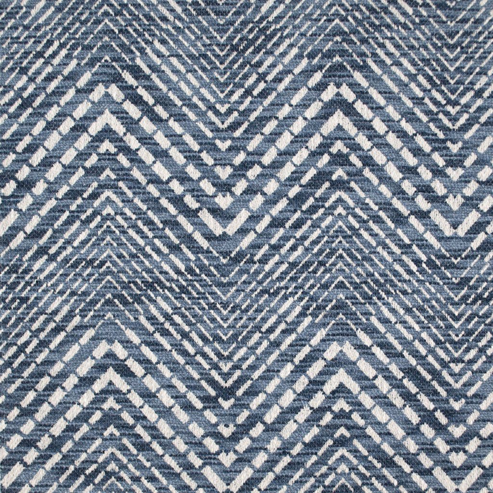 Chimayo Chevron Pacific by RM CoCo Fabric Artifacts Collection 82% Polyester 18% Cotton See Sample 51000 Horizontal: 6.85 and Vertical: 7.7 54 - Fabric Carolina -