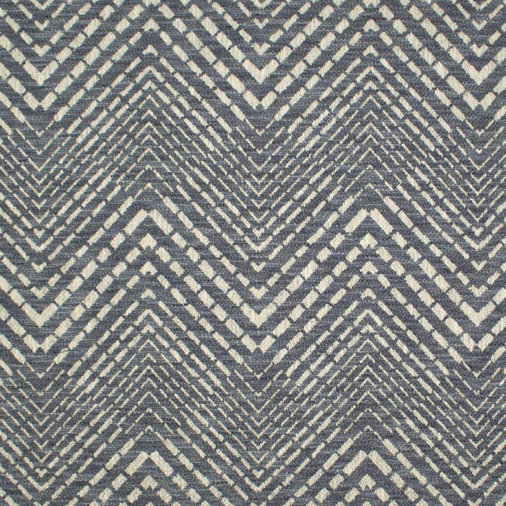 Chimayo Chevron Graphite by RM CoCo Fabric Artifacts Collection 82% Polyester 18% Cotton See Sample 51000 Horizontal: 6.85 and Vertical: 7.7 54 - Fabric Carolina -