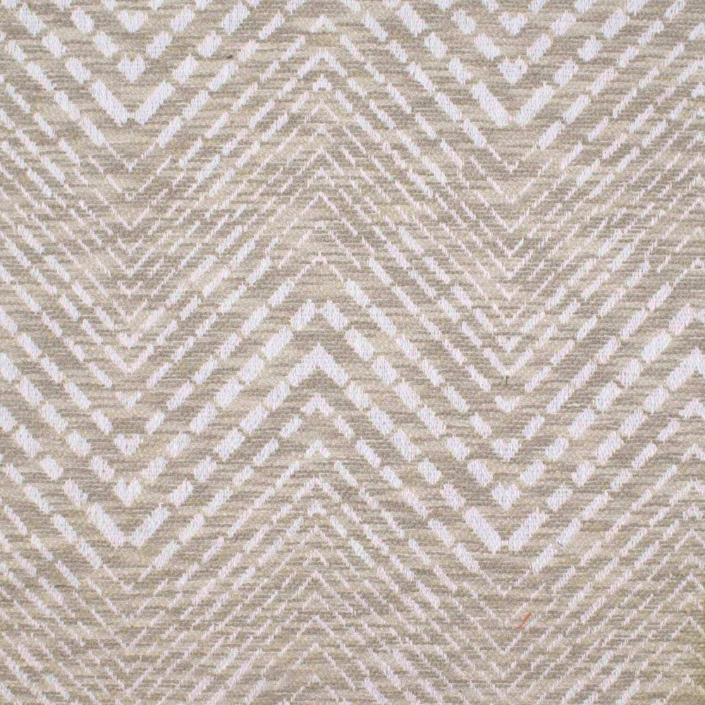 Chimayo Chevron Fog by RM CoCo Fabric Artifacts Collection 82% Polyester 18% Cotton See Sample 51000 Horizontal: 6.85 and Vertical: 7.7 54 - Fabric Carolina -