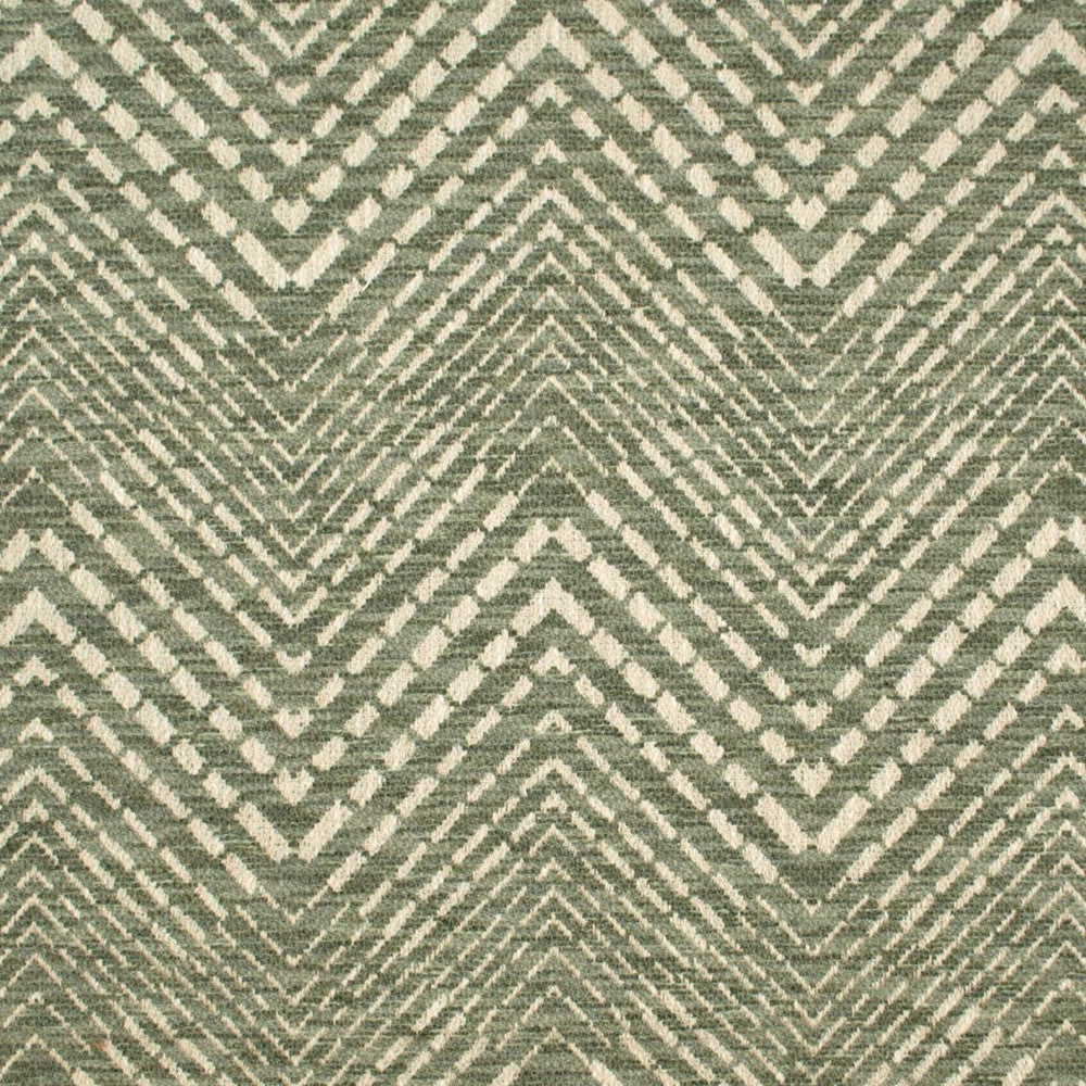 Chimayo Chevron Eucalyptus by RM CoCo Fabric Artifacts Collection 82% Polyester 18% Cotton See Sample 51000 Horizontal: 6.85 and Vertical: 7.7 54 - Fabric Carolina -