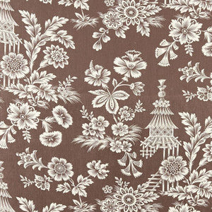 Song Garden Cocoa 175753 by Schumacher Fabric