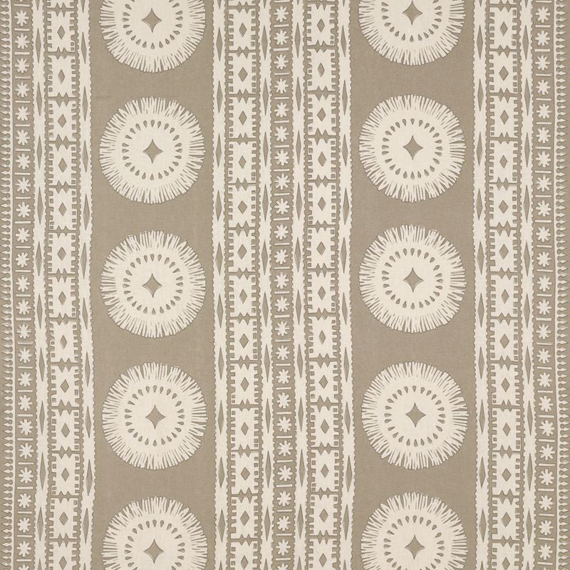 Bora Bora Print Sea Oyster 175842 by Schumacher Fabric Mary-McDonald 100% Linen - Horizontal: 52 and Vertical: 24.5 52.375 - Fabric Carolina -