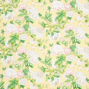 Bermuda Blossoms Yellow 175878 by Schumacher Fabric