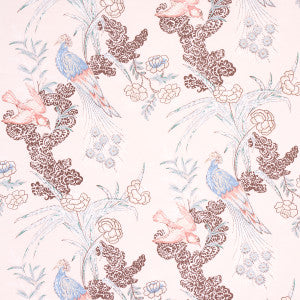 Peacock Blush 175916 by Schumacher Fabric