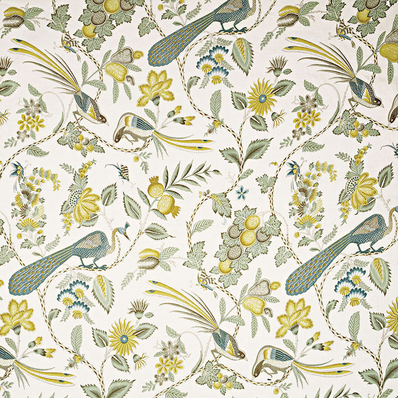 Campagne Cadet & Citron 175951 by Schumacher Fabric Schumacher Fabric Campagne Cadet & Citron 175951Fabric LINEN 90% BELGIUM </p><p>Repeat: H: HORZ. 18" (46CM) , V: VERT. 54" (137CM) 55 - Fabric Carolina -