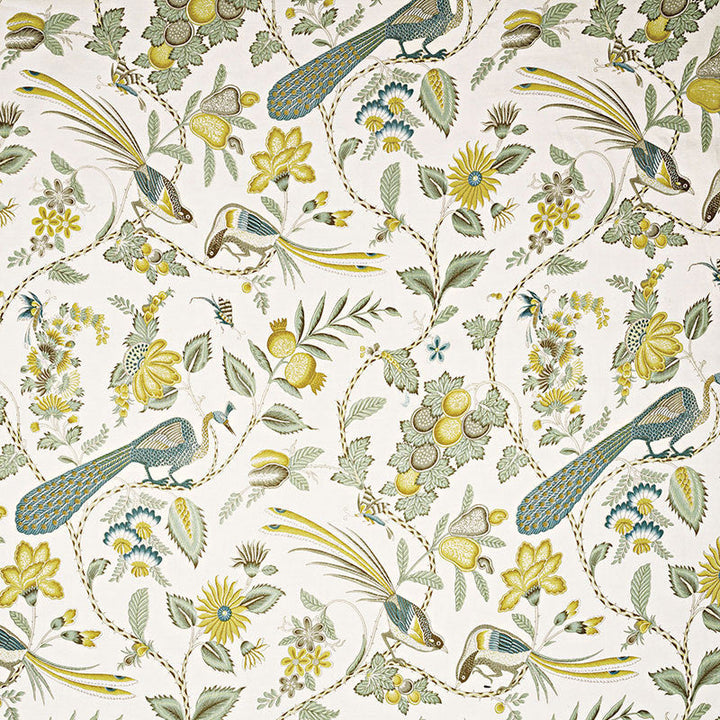 Campagne Cadet & Citron 175951 by Schumacher Fabric Schumacher Fabric Campagne Cadet & Citron 175951Fabric LINEN 90% BELGIUM </p><p>Repeat: H: HORZ. 18" (46CM) , V: VERT. 54" (137CM) 55 - Fabric Carolina -