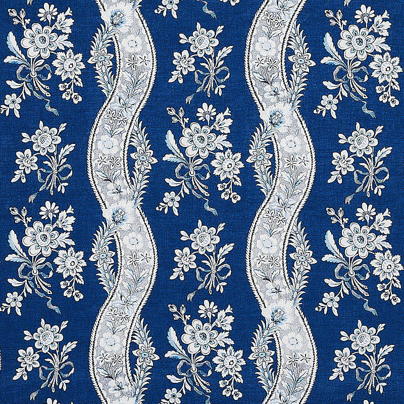 Le Castellet Indigo 175984 by Schumacher Fabric Schumacher Fabric Le Castellet Indigo 175984Fabric LINEN 90% UNITED KINGDOM </p><p>Repeat: H: HORZ. 13 1/2" (34CM) , V: VERT. 17" (43CM) 54 - Fabric Carolina -