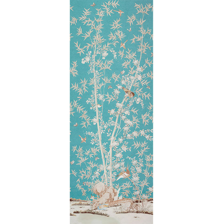Brighton Pavilion Peacock 176021 by Schumacher Fabric MILES REDD COTTON 100% UNITED KINGDOM </p><p>Repeat: Horizontal: 53 1/2" (136CM) and Vertical: 144" (366CM) 54 - Fabric Carolina -