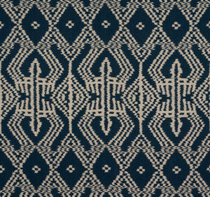 Asaka Ikat Indigo 176095 by Schumacher Fabric
