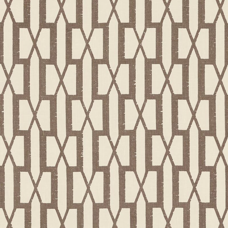 Belvedere Berber Brown 176117 by Schumacher Designer Fabric Veere-Grenney 100% Linen Martindale 25,000 Horizontal: 2.875 and Vertical: 4 53.5 - Swanky Fabrics -