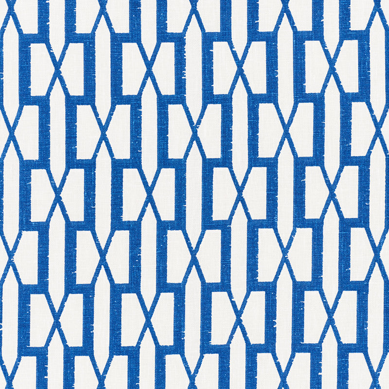 Belvedere Sea 176118 by Schumacher Designer Fabric Veere-Grenney 100% Linen Martindale 25,000 Horizontal: 2.875 and Vertical: 4 53.5 - Swanky Fabrics -