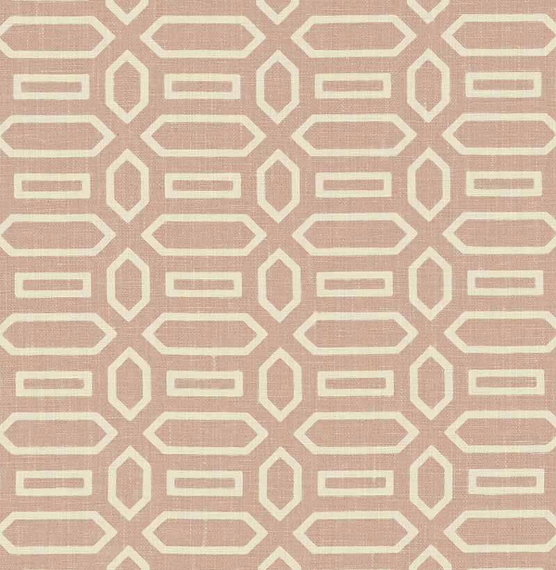 Pavillion Temple Pink 176141 by Schumacher Fabric Schumacher Fabric Pavillion Temple Pink 176141Fabric LINEN 100% UNITED KINGDOM </p><p>Repeat: H: HORZ. 2 1/2" (6CM) , V: VERT. 1 5/8" (4CM) 52 - Fabric Carolina -