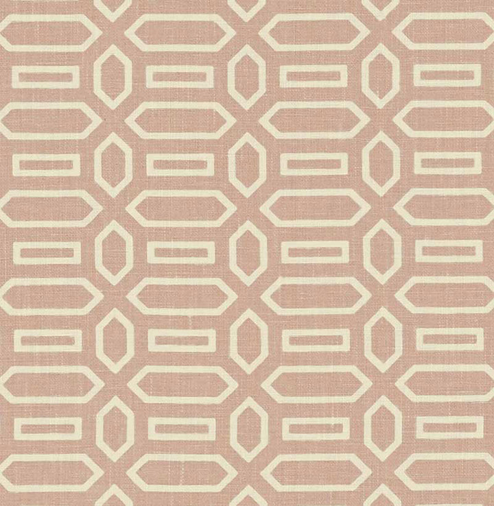Pavillion Temple Pink 176141 by Schumacher Fabric VEERE GRENNEY See Sample UNITED KINGDOM MEDIUM DUTY </p><p>Repeat: Horizontal: 2 1/2" (6CM) and Vertical: 1 5/8" (4CM) 52" (132CM) - Fabric Carolina -
