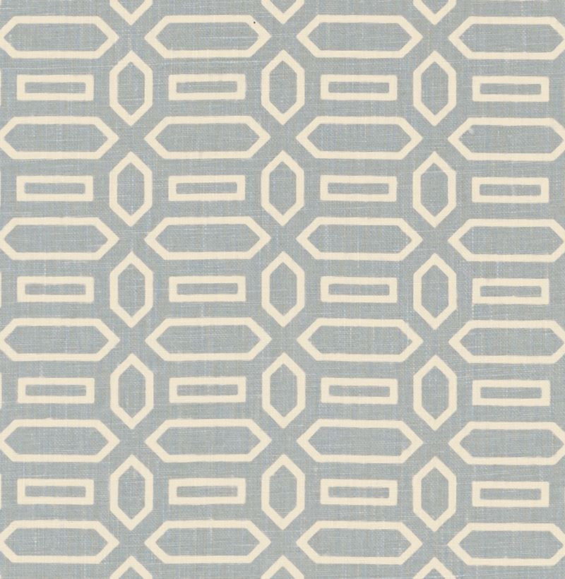 Pavillion Orpington Blue 176144 by Schumacher Fabric Veere-Grenney 100% Linen Martindale 25,000 Horizontal: 2.5 and Vertical: 1.625 52 - Fabric Carolina -