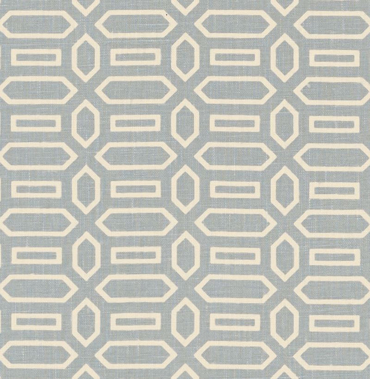 Pavillion Orpington Blue 176144 by Schumacher Fabric Veere-Grenney 100% Linen Martindale 25,000 Horizontal: 2.5 and Vertical: 1.625 52 - Fabric Carolina -