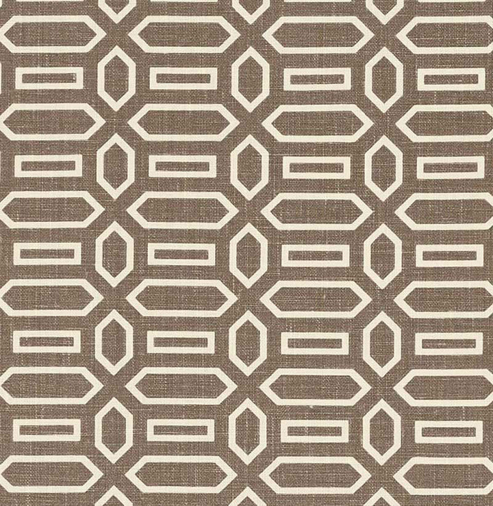 Pavillion Berber Brown 176147 by Schumacher Designer Fabric VEERE GRENNEY See Sample UNITED KINGDOM MEDIUM DUTY </p><p>Repeat: Horizontal: 2 1/2" (6CM) and Vertical: 1 5/8" (4CM) 52" (132CM) - Swanky Fabrics -