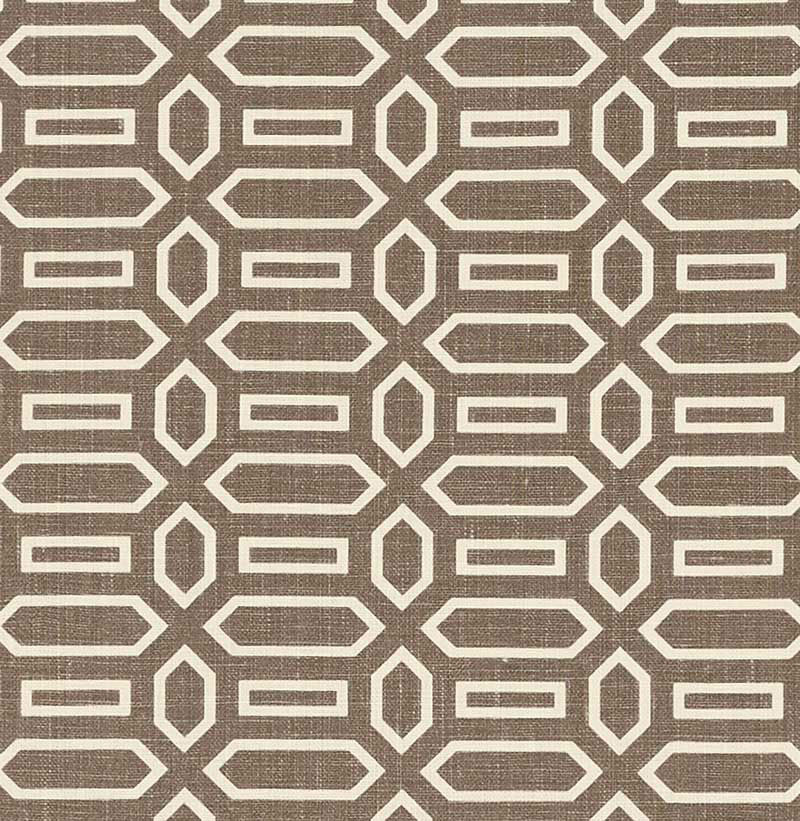 Pavillion Berber Brown 176147 by Schumacher Designer Fabric VEERE GRENNEY LINEN 100% UNITED KINGDOM MARTINDALE 25,000 </p><p>Repeat: Horizontal: 2 1/2" (6CM) and Vertical: 1 5/8" (4CM) 52 - Swanky Fabrics -