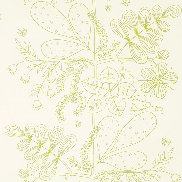 Blommen Print Lime 176200 by Schumacher Fabric Good-Vibrations 100% Cotton Wyzenbeek 15,000 Horizontal: 27.5 and Vertical: 35.25 55 - Fabric Carolina -