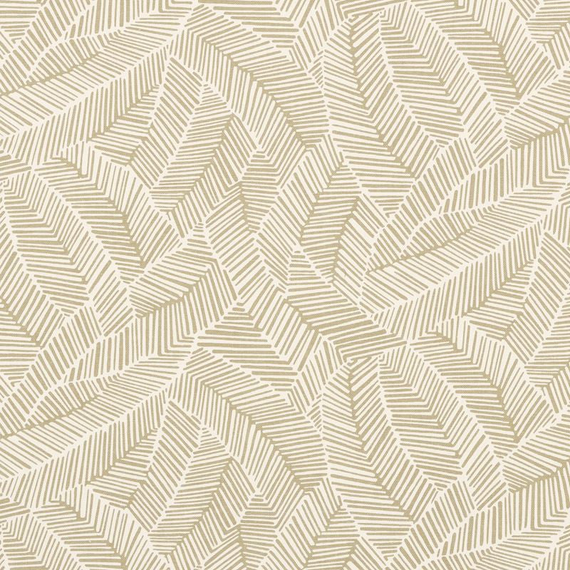 Abstract Leaf Taupe 176220 by Schumacher Fabric Good-Vibrations 55% Linen, 45% Cotton Wyzenbeek 15,000 Horizontal: 27 and Vertical: 25 54 - Fabric Carolina -