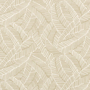 Abstract Leaf Taupe 176220 by Schumacher Fabric