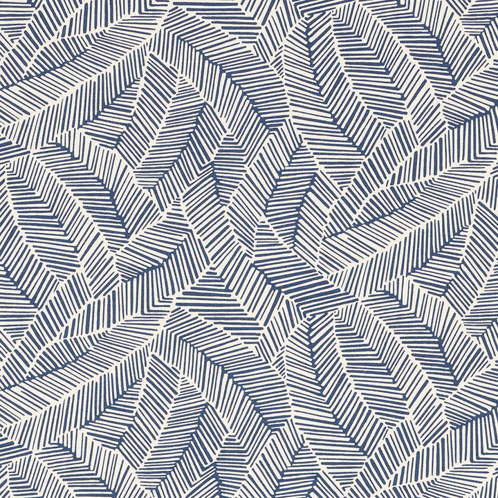 Abstract Leaf Navy 176222 by Schumacher Fabric Good Vibrations LINEN 55% COTTON 45% UNITED STATES OF AMERICA WYZENBEEK 15,000 </p><p>Repeat: Horizontal: 27" (69CM) and Vertical: 25" (64CM) 54 - Fabric Carolina -