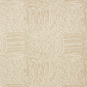 Featherfest Natural 176230 by Schumacher Fabric