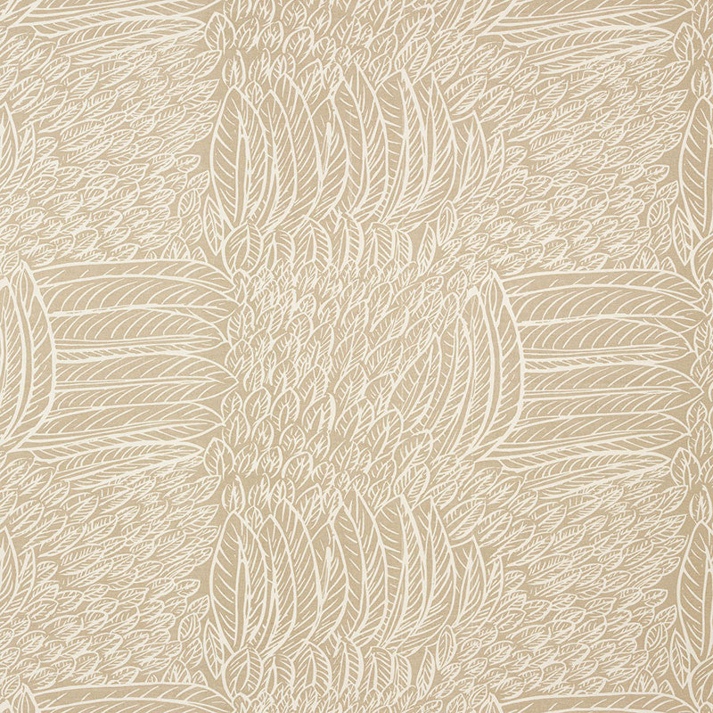 Featherfest Natural 176230 by Schumacher Designer Fabric Good Vibrations LINEN 55% COTTON 45% UNITED STATES OF AMERICA WYZENBEEK 15,000 </p><p>Repeat: Horizontal: 26 3/4" (68CM) and Vertical: 24 3/4" (63CM) 53 - Swanky Fabrics -