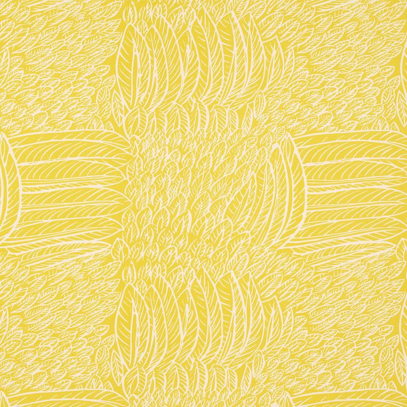 Featherfest Citron 176231 by Schumacher Fabric Good-Vibrations 55% Linen, 45% Cotton Wyzenbeek 15,000 Horizontal: 26.75 and Vertical: 24.75 53 - Fabric Carolina -