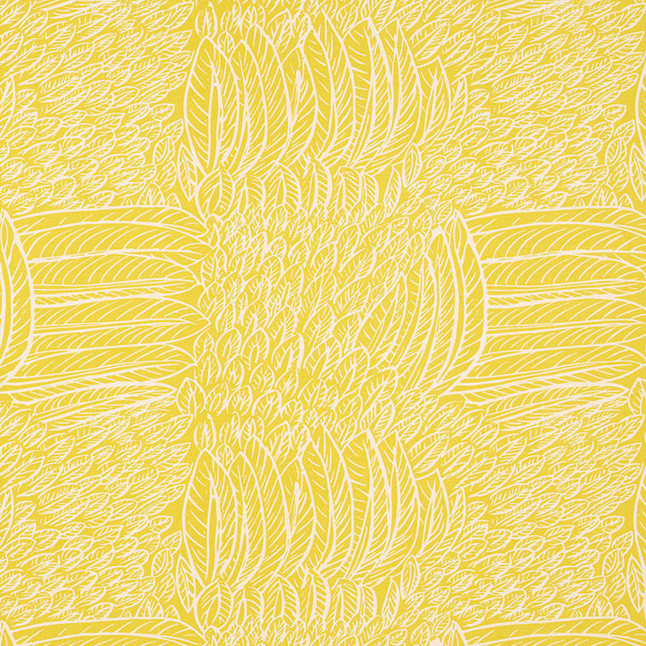 Featherfest Citron 176231 by Schumacher Fabric Good Vibrations See Sample UNITED STATES OF AMERICA MEDIUM DUTY </p><p>Repeat: Horizontal: 26 3/4" (68CM) and Vertical: 24 3/4" (63CM) 53" (135CM) - Fabric Carolina -