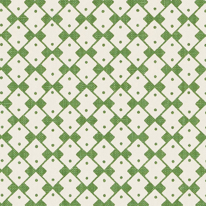 Domino Chelsea Green 176293 by Schumacher Designer Fabric DAVID OLIVER See Sample CHINA - </p><p>Repeat: Horizontal: 5 3/8" (14CM) and Vertical: 5 3/8" (14CM) 54" (137CM) - Swanky Fabrics -