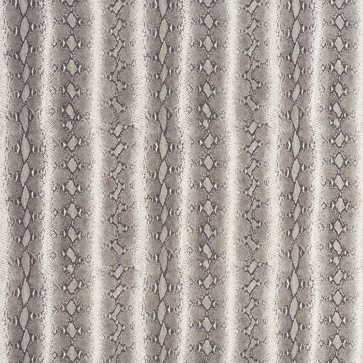 Snake Rattle & Roll Linen Ash 176351 by Schumacher Fabric Animal-Prints-Wovens 100% Linen - Horizontal: 17.75 and Vertical: 19 53.5 - Fabric Carolina -