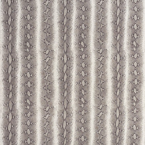 Snake Rattle & Roll Linen Ash 176351 by Schumacher Fabric