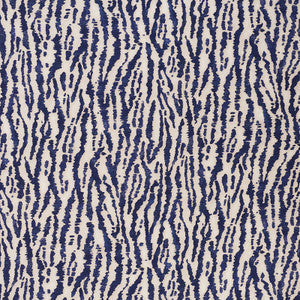 Animaux Navy 176373 by Schumacher Fabric
