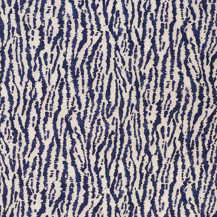 Animaux Navy 176373 by Schumacher Fabric Animal-Prints-Wovens 100% Linen - Horizontal: 27 and Vertical: 38 55 - Fabric Carolina -