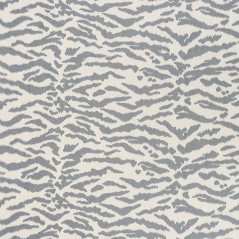 Tigris Graphite 176392 by Schumacher Designer Fabric ANIMAL PRINTS & WOVENS See Sample ITALY - </p><p>Repeat: Horizontal: 55-1/8" (140CM) and Vertical: 20 3/4" (53CM) 59-1/2" (152CM) - Swanky Fabrics -